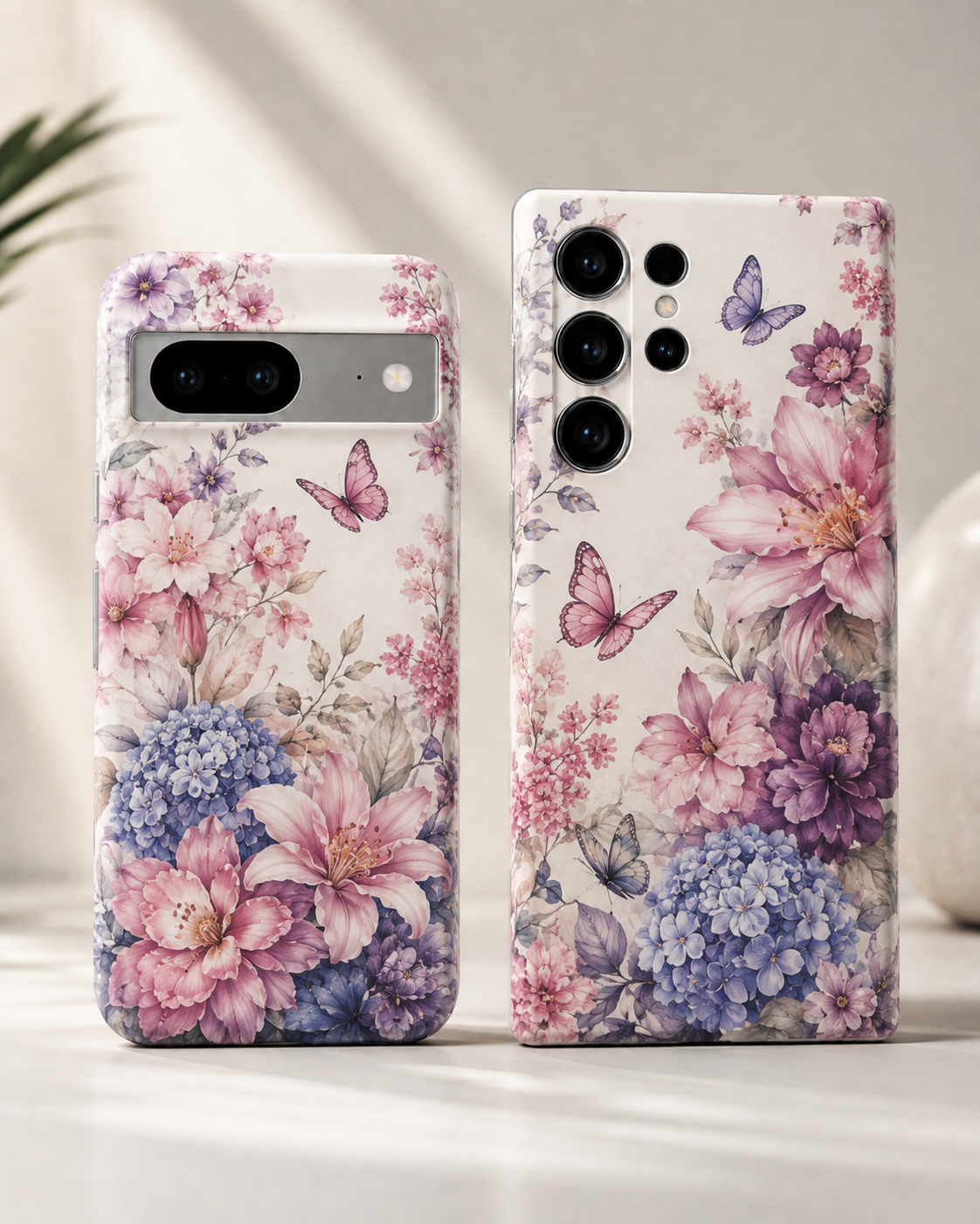 Tough MagSafe phone case-   Floral Butterfly Phone Case 🌸🦋