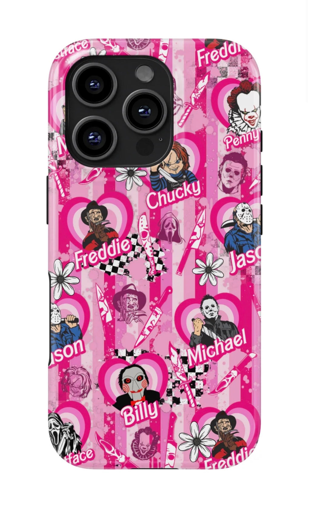 Tough MagSafe phone case💗 Pink Horror
