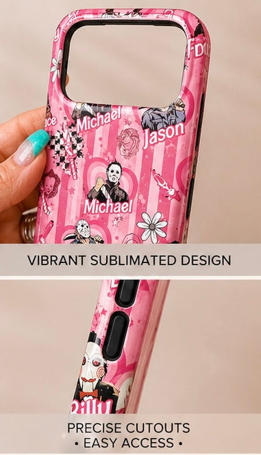 Tough MagSafe phone case💗 Pink Horror