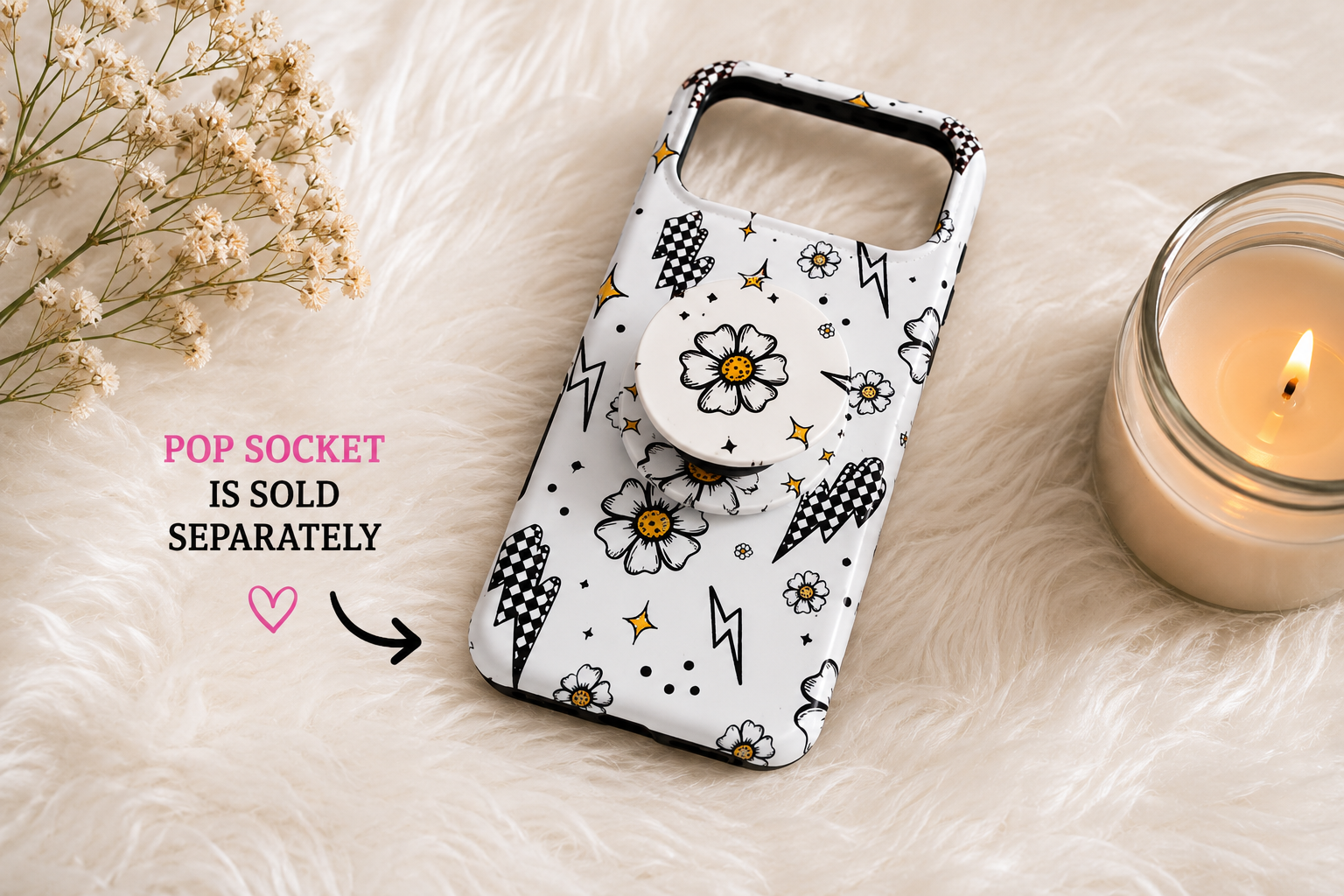 🌼 Smiley Daisy 3D Sublimation Phone Case

Cute. Cool. Totally You! 🌼✨