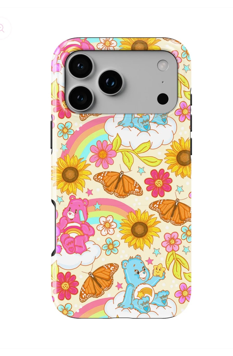 Tough MagSafe phone case-Rainbow and sunflower Bears