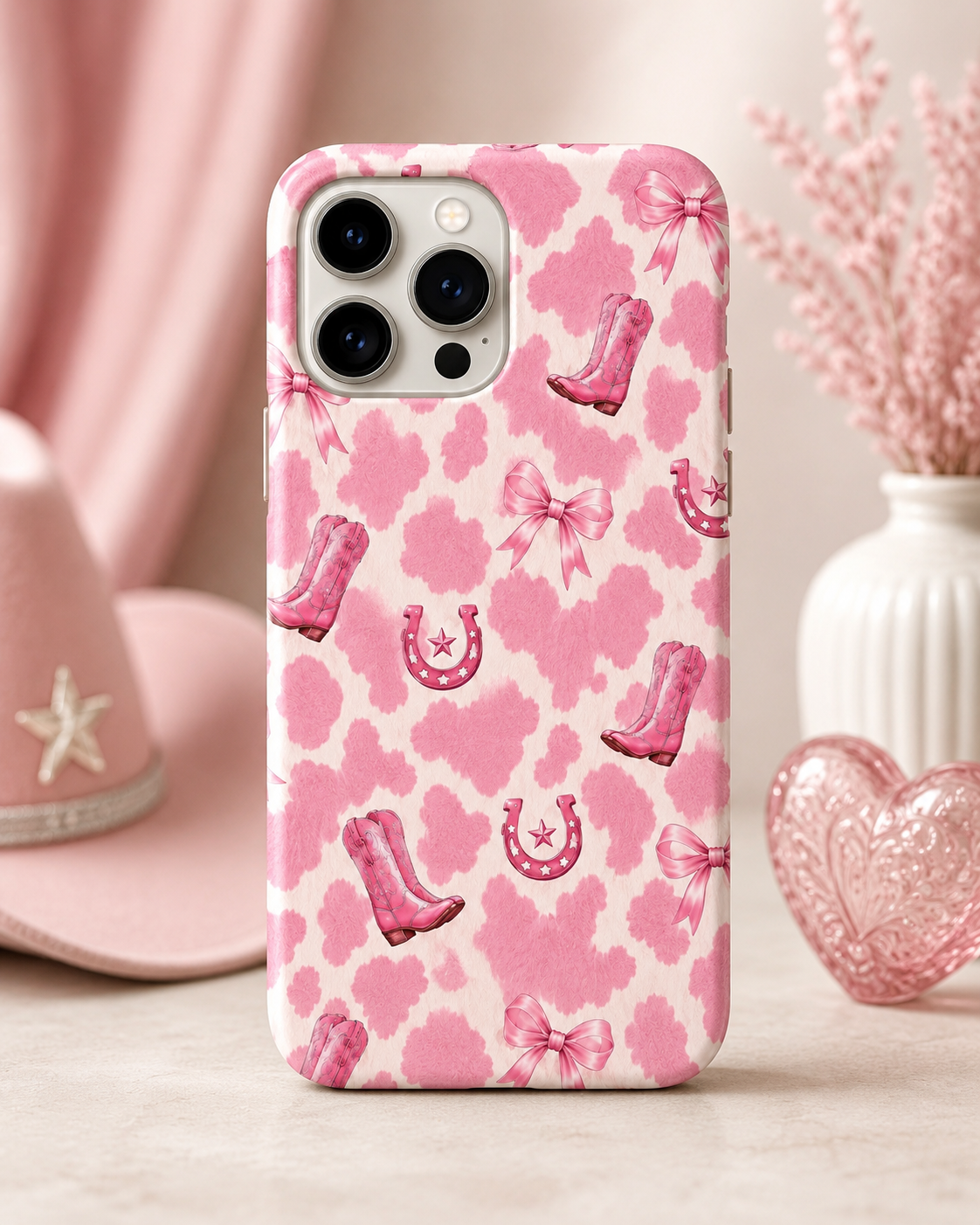 Tough MagSafe phone case- Pink Cowgirl  🎀🤠