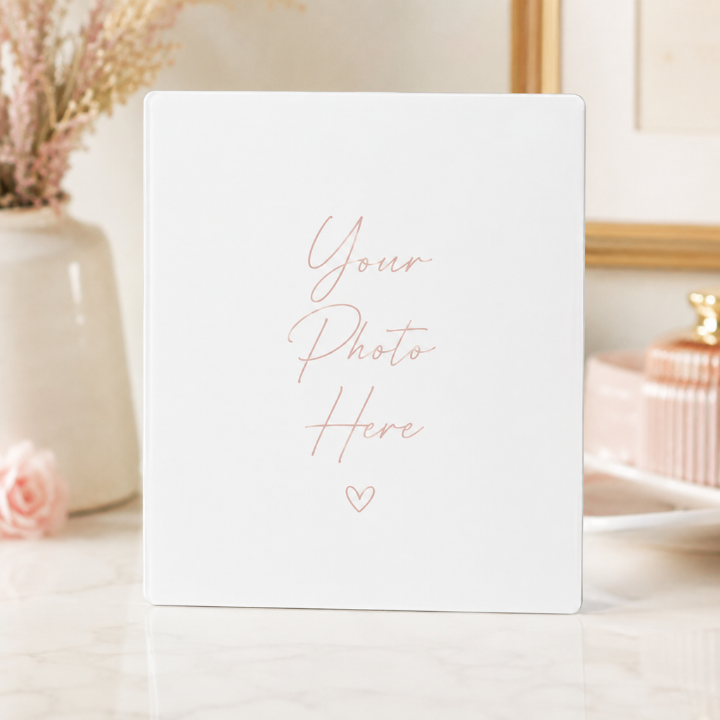 💕 Custom Sublimated Metal Photo Frame – Your Photo, Your Memories