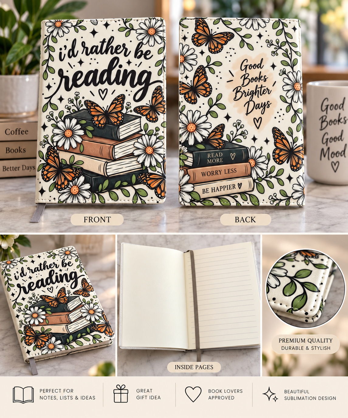 Book Lover Journal 📚🦋