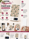 Power bank 🌵 Floral Succulent Magnetic Power Bank – 22.5W Fast Charging