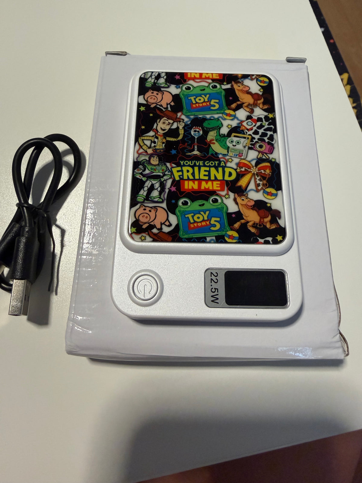 Power bank 🤠 TS “You’ve Got a Friend in Me” Magnetic Power Bank – 22.5W