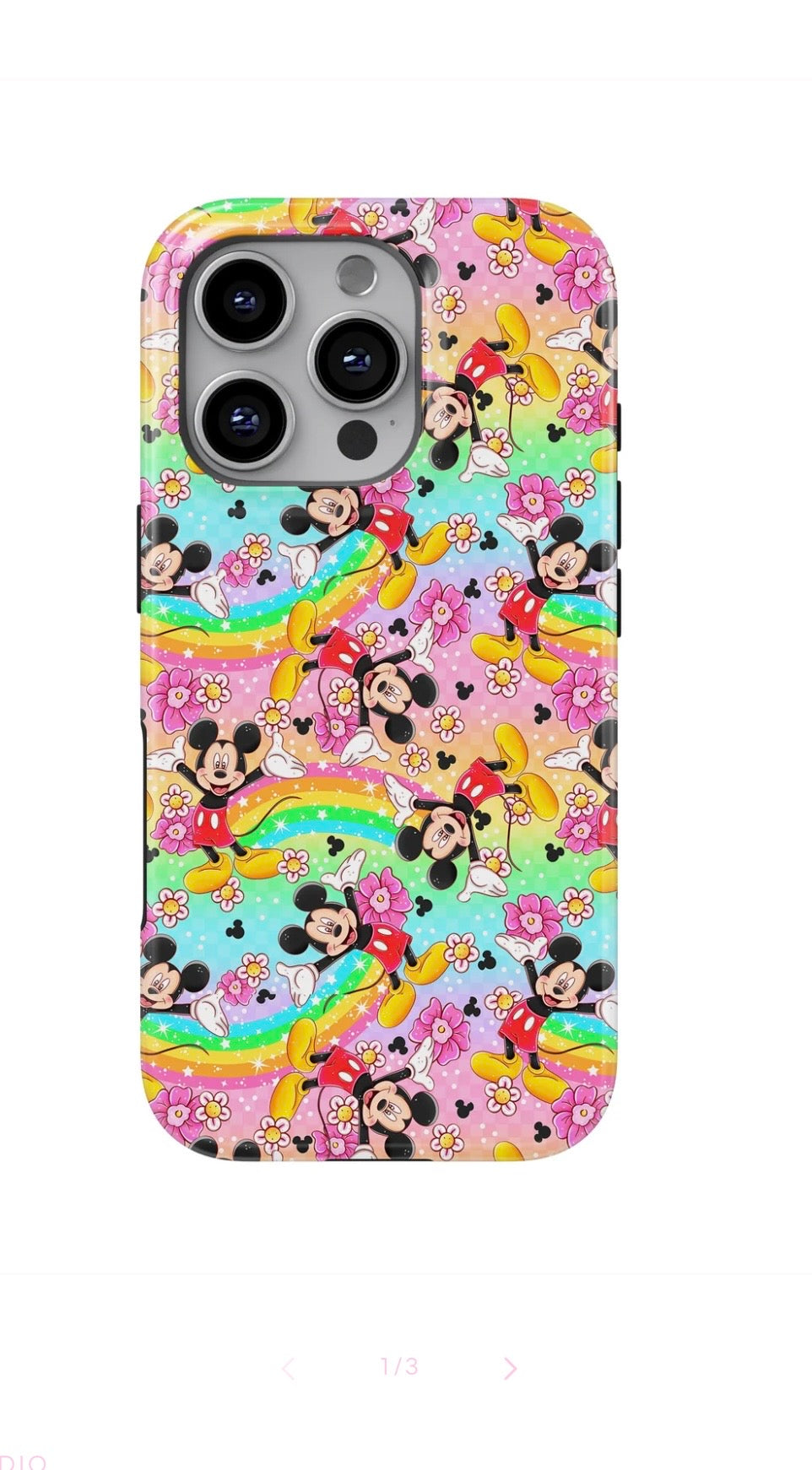 Tough MagSafe phone case- rainbow mouse