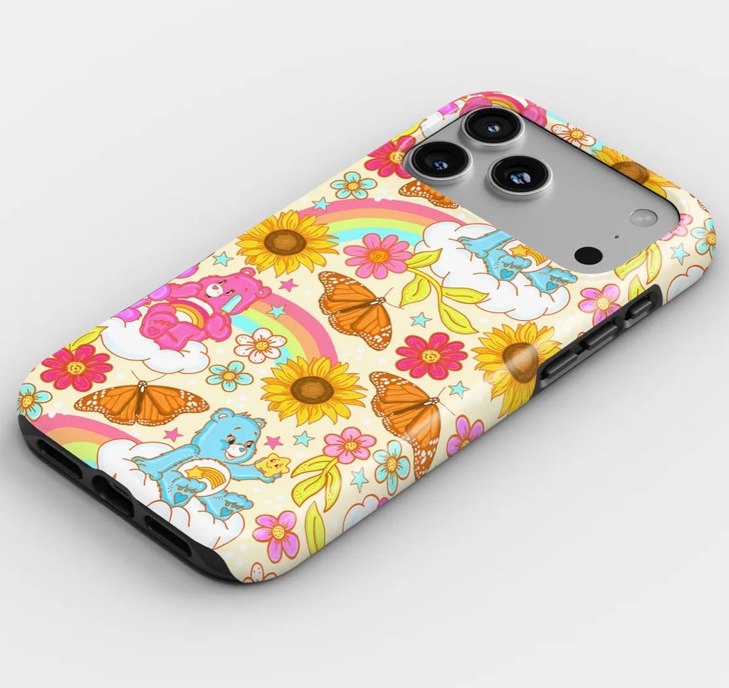 Tough MagSafe phone case-Rainbow and sunflower Bears
