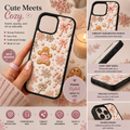 Phone case 🎀 Pink Gingerbread Christmas