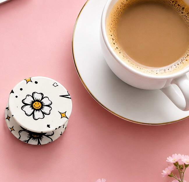 Phone grip 🌼 Smiley Daisy MagSafe