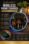 Mystical Mushroom Wireless Phone Charger