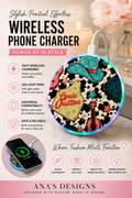 Western Cowgirl Wireless Phone Charger