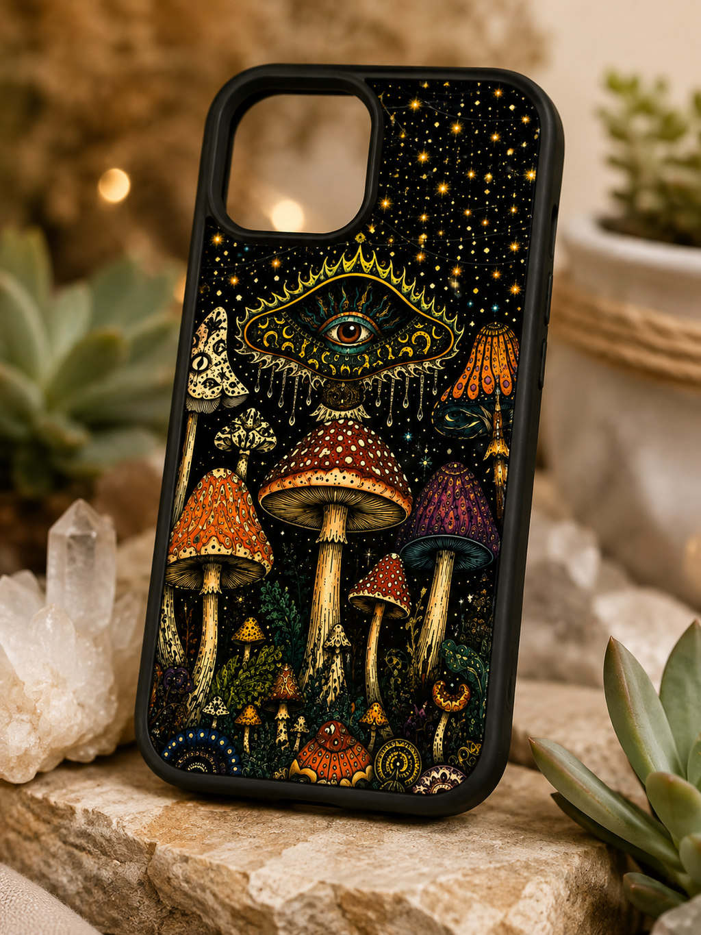 Mystical Mushroom Phone Case | Slim Protective Case for iPhone