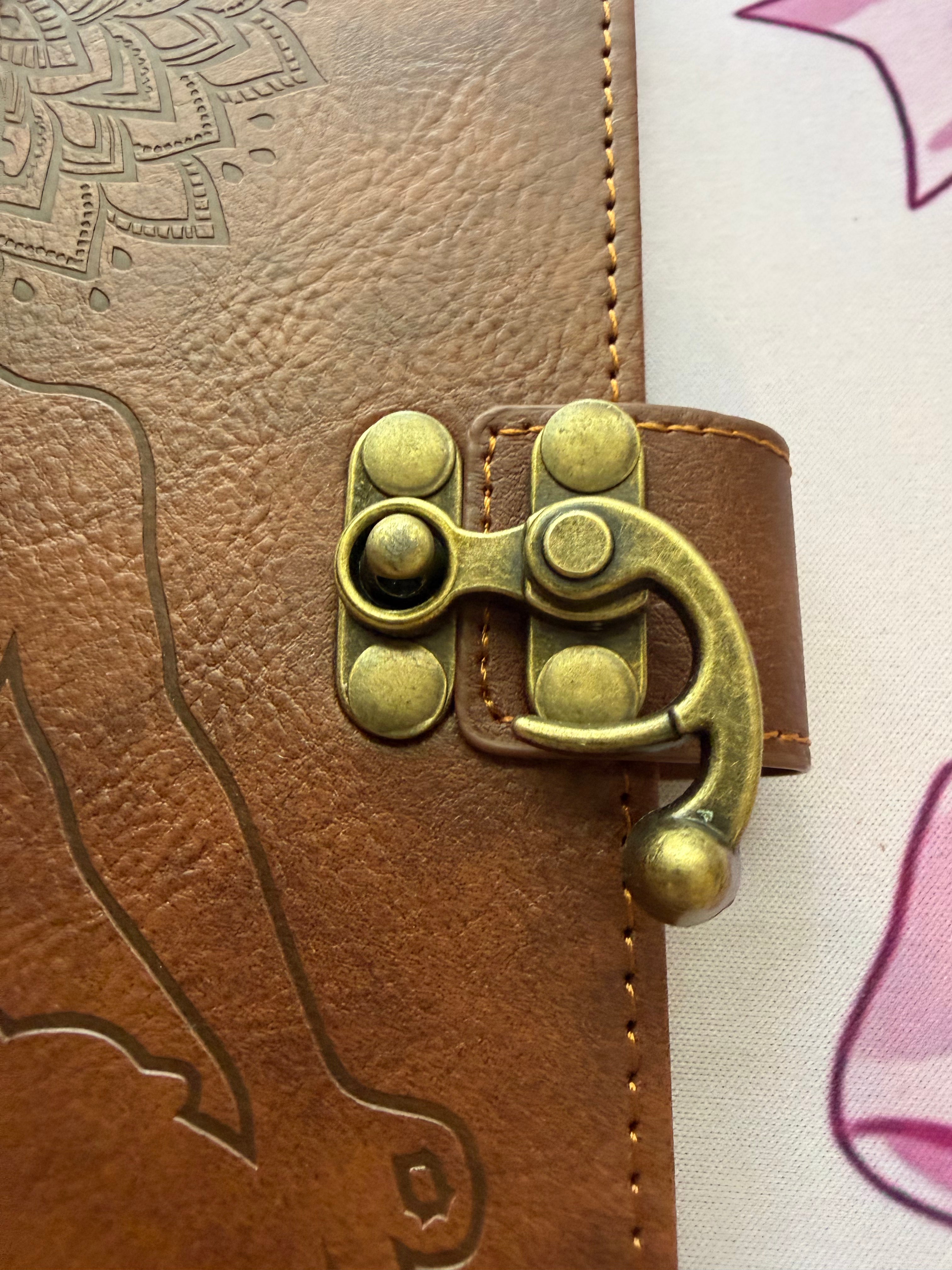 7 Chakra Leather Journal – Meditation, Manifestation & Mindfulness Notebook