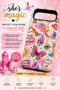* She's Magic - Mystical 3D
Sublimated Phone Case