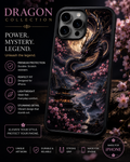 Moonlight Dragon iPhone Case – Cherry Blossom Dragon Phone Case | Mystical Fantasy Sublimated Case