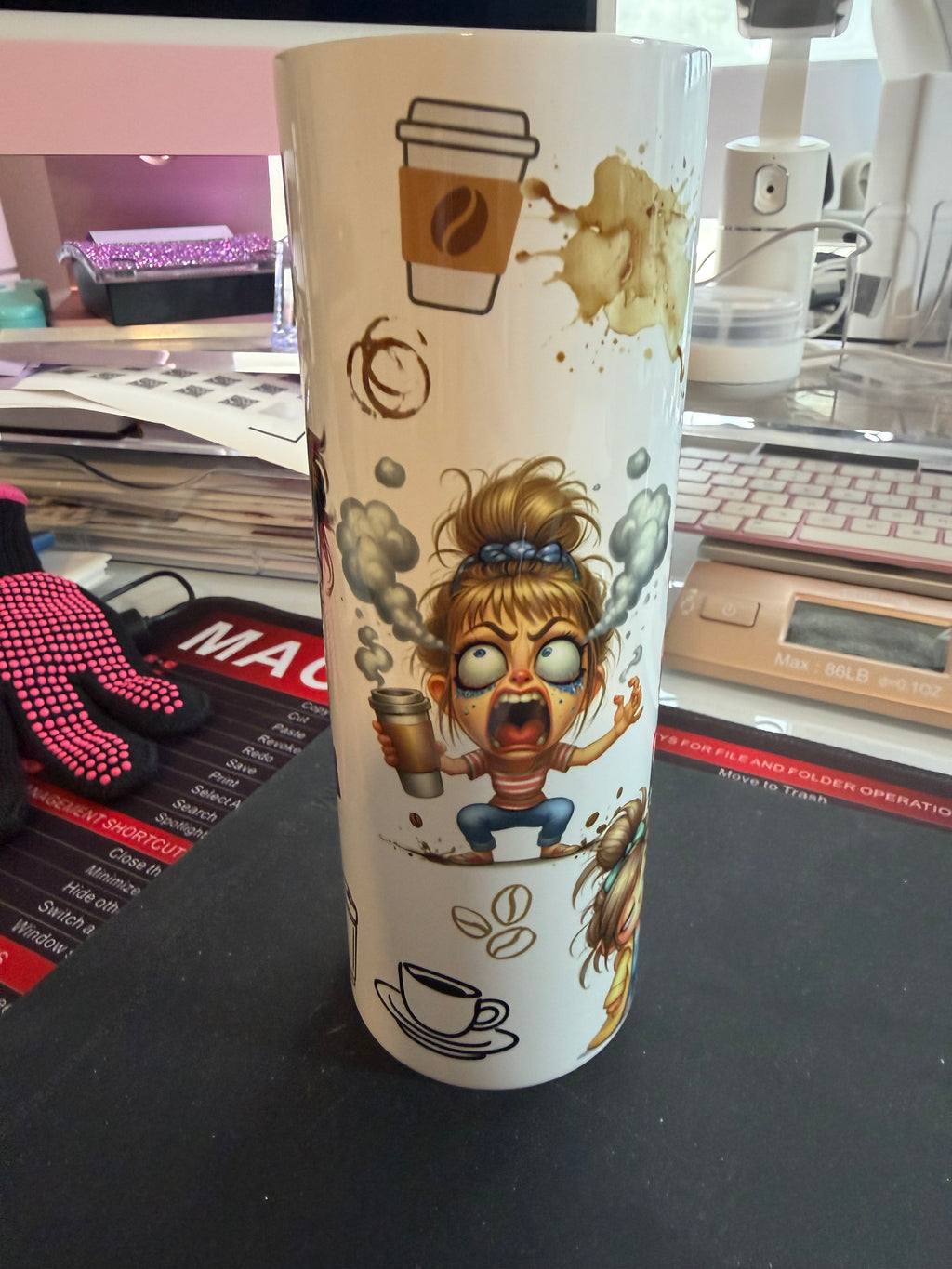 20 oz Coffee Lover Skinny Tumbler with Bluetooth Speaker
