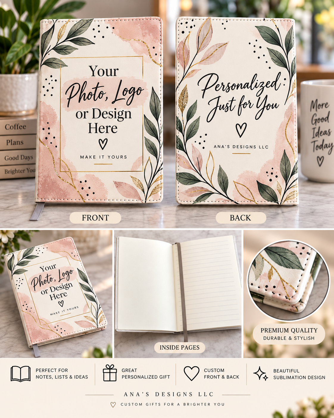 Custom Sublimation Journal