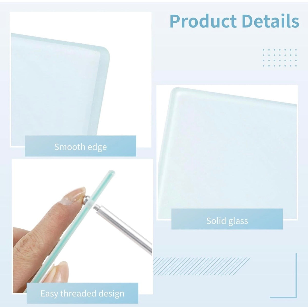 💕 Custom Sublimated Glass Photo Frame – Personalized Photo Keepsake