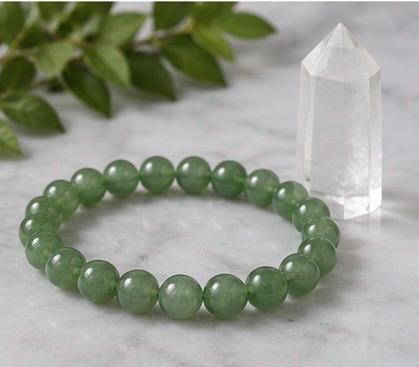 Emerald Aura 8mm Green Aventurine Crystal Bracelet