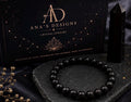 Midnight Shield  8mm Black Onyx Protection Bracelet