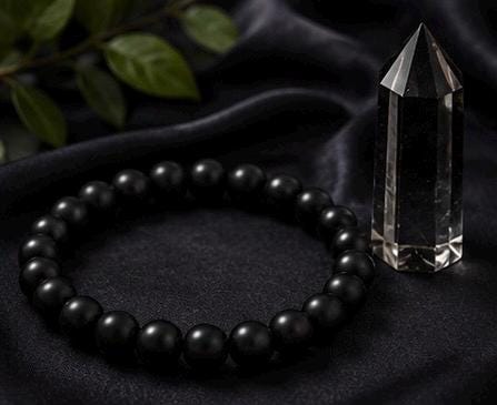 Midnight Shield  8mm Black Onyx Protection Bracelet