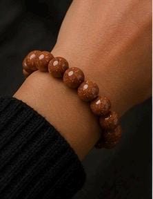 Starlit Ember Goldstone Crystal Bracelet Collection