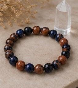 Starlit Ember Goldstone Crystal Bracelet Collection