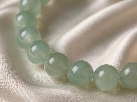 Celestial Sage 8mm Green Chalcedony Crystal Bracelet