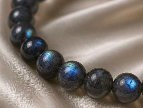 Midnight Aurora 8mm Labradorite Crystal Bracelet