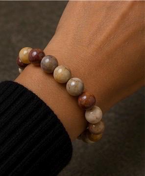 Desert Eclipse 8mm Mookaite Jasper Bracelet