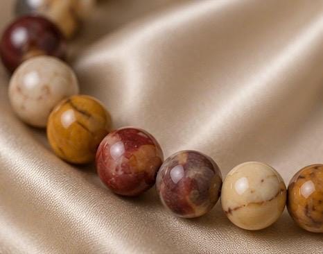 Desert Eclipse 8mm Mookaite Jasper Bracelet