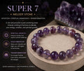 Super 7 Bracelet • Genuine Melody Stone • Spiritual Awakening & High Vibration Crystal