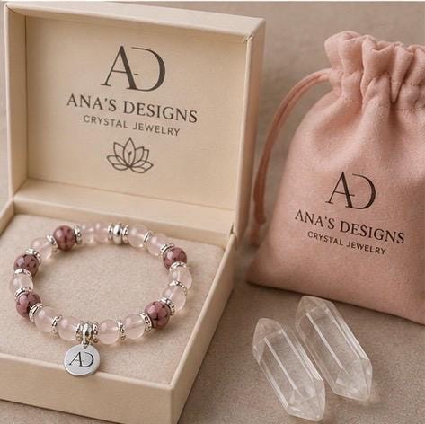 Heart Healing Harmony Bracelet Rose Quartz • Rhodonite • Clear Quartz