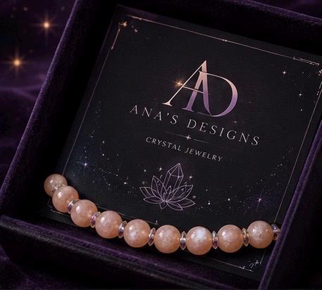 Solar Bloom 8mm Sunstone Crystal Bracelet