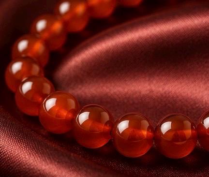 Ember Soul  8mm Carnelian Crystal Bracelet