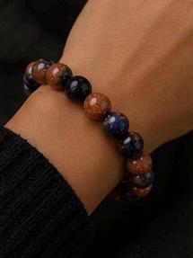Starlit Ember Goldstone Crystal Bracelet Collection