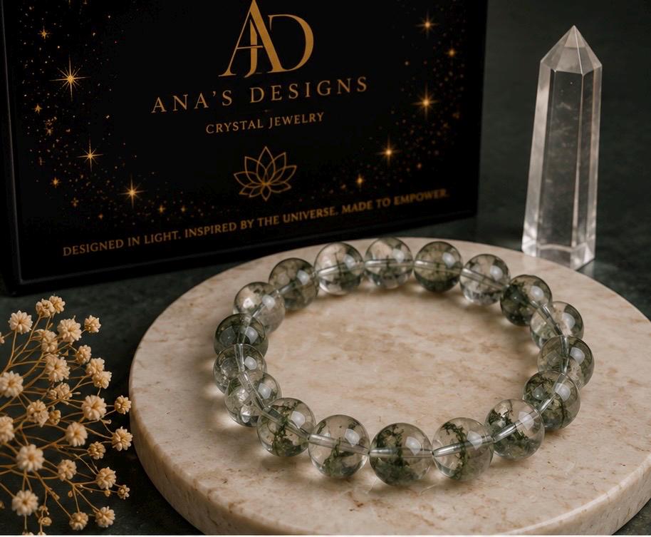 Phantom Veil 8mm Green Phantom Quartz Bracelet