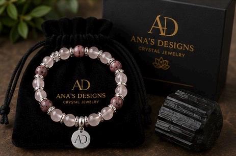Heart Healing Harmony Bracelet Rose Quartz • Rhodonite • Clear Quartz