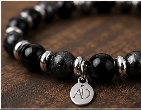 Shadow Shield Bracelet Hematite • Black Onyx • Black Tourmaline