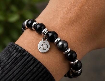 Shadow Shield Bracelet Hematite • Black Onyx • Black Tourmaline