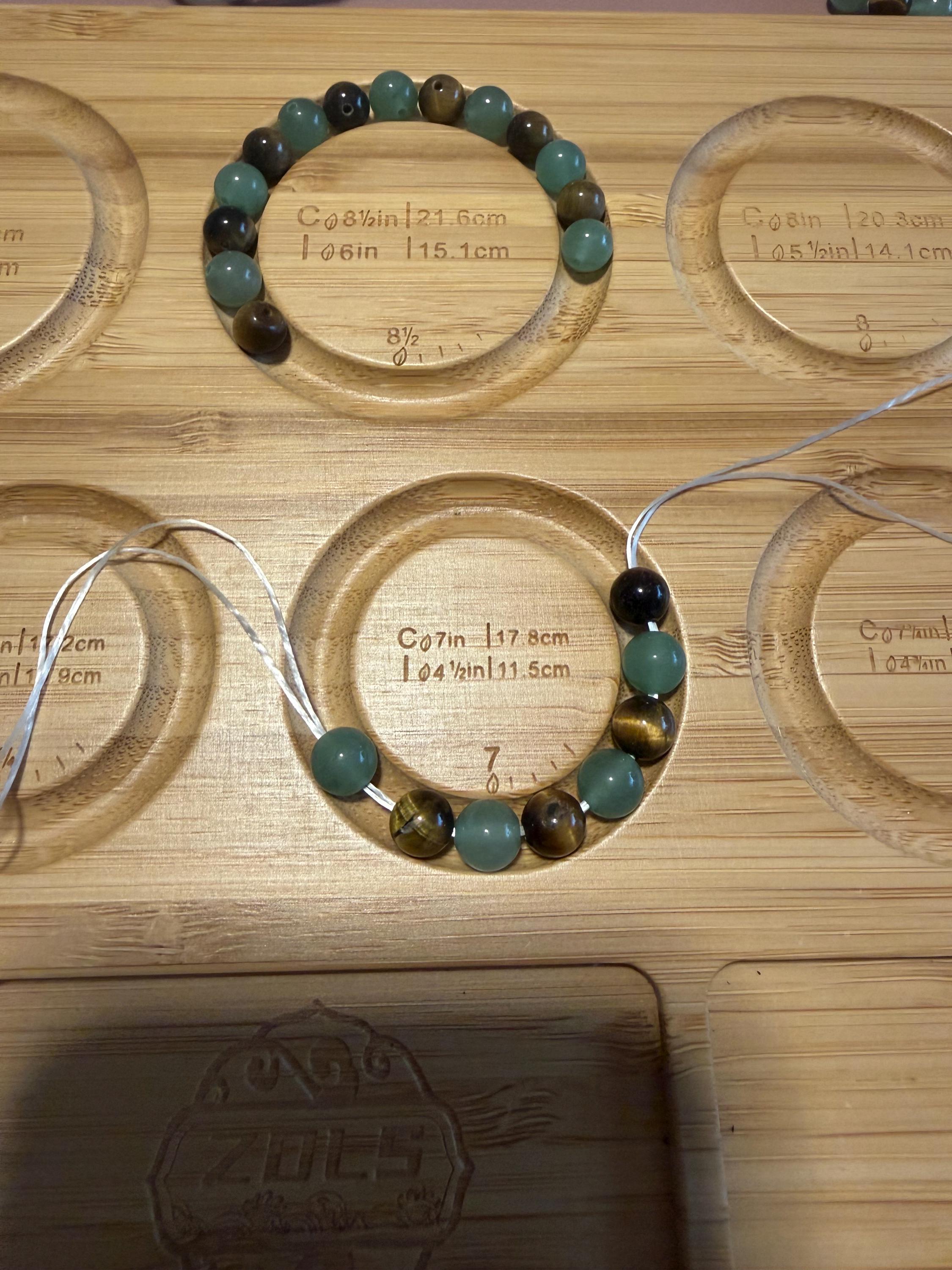 Golden abundance crystal bracelet
