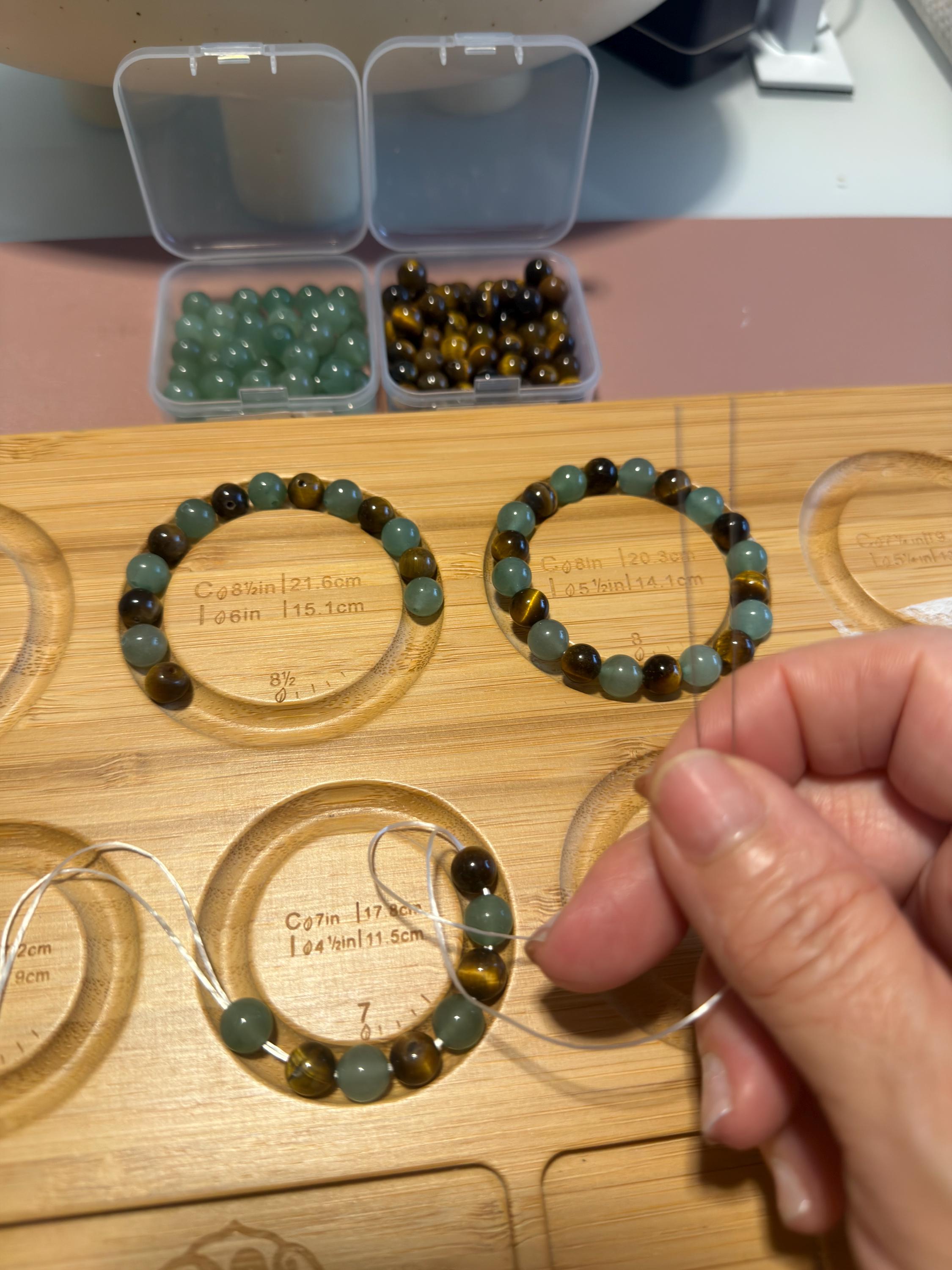 Golden abundance crystal bracelet