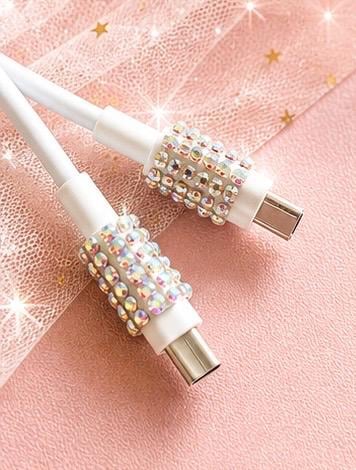Luxury Bling USB-C Charger Set