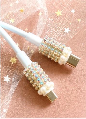 Luxury Bling USB-C Charger Set