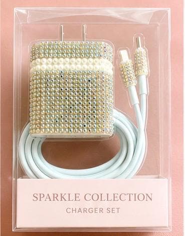 Luxury Bling USB-C Charger Set