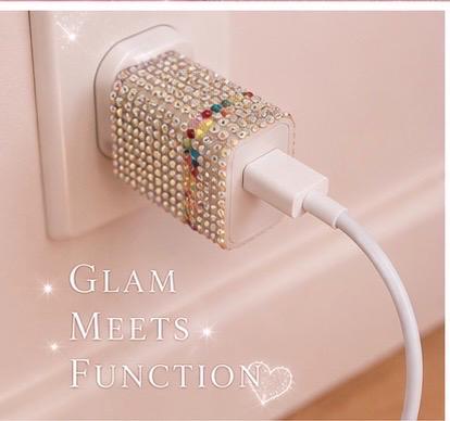 Luxury Bling USB-C Charger Set