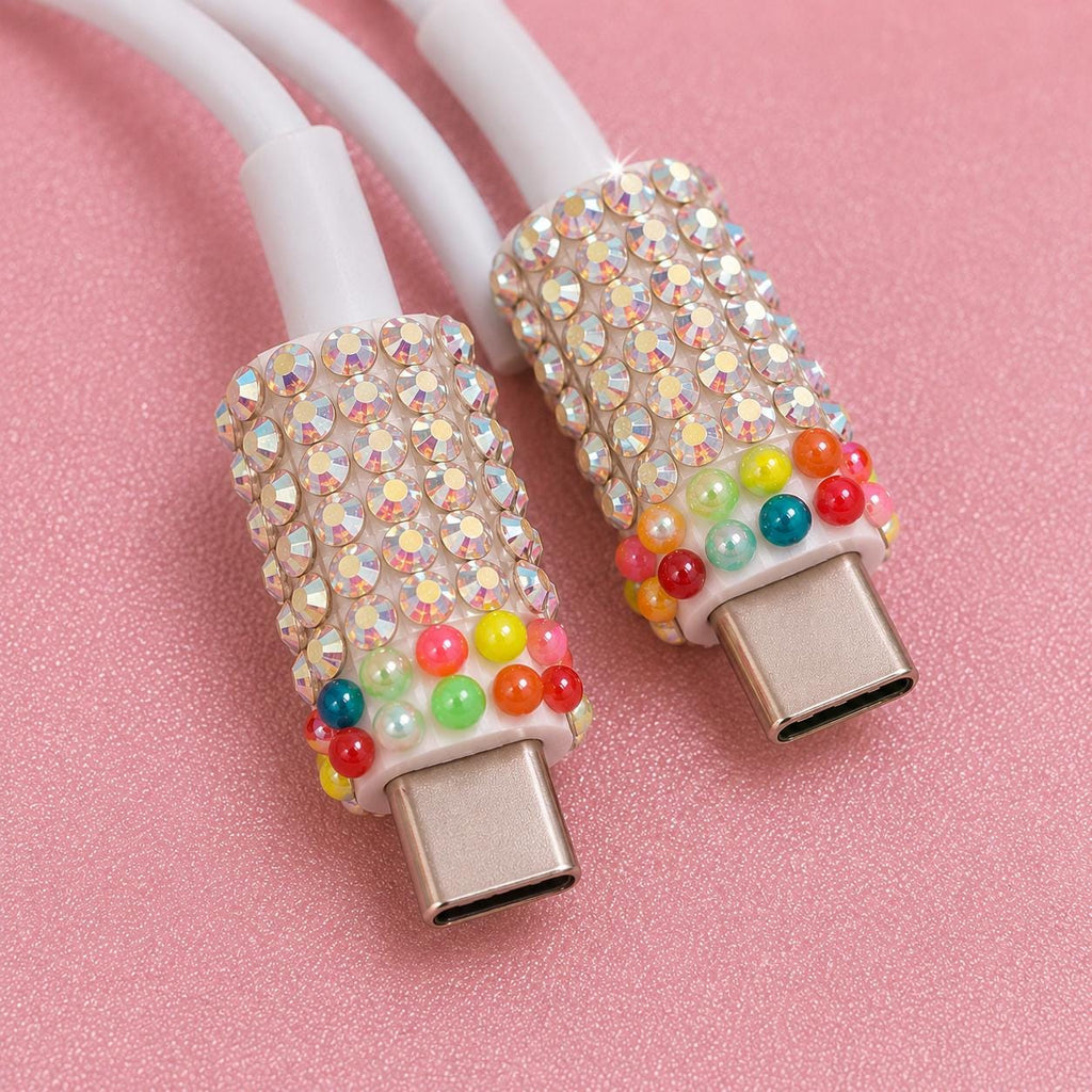 Luxury Bling USB-C Charger Set