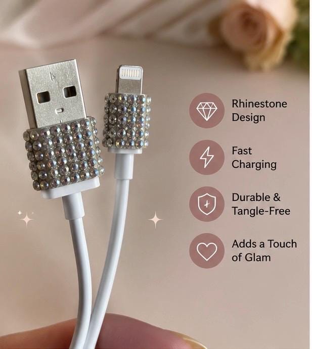 luxury glam accessory LIGHTNING cable
