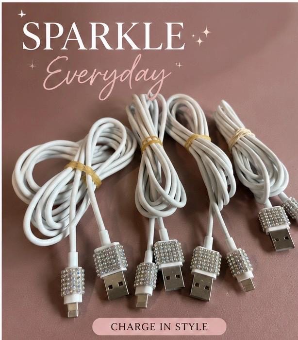 luxury glam accessory LIGHTNING cable